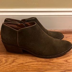 Lucky Brand suede booties